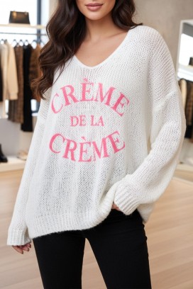 Sweter CREMONZA WHITE