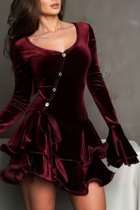 Sukienka VERLIANA BORDO