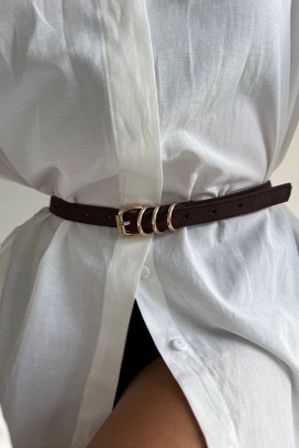 Pasek MASCONZA BROWN