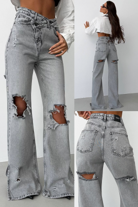 Jeansy BRANIMIRA GREY