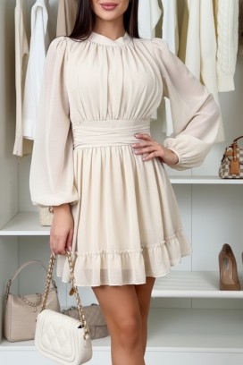 Sukienka CHANELZA ECRU