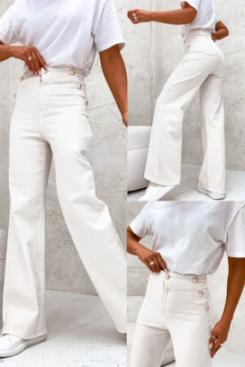 Jeansy DANZILA WHITE