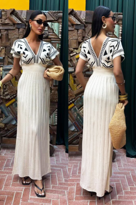 Sukienka EMPERALZA ECRU