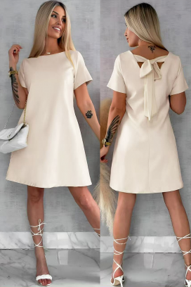 Sukienka ROKSOLANA ECRU