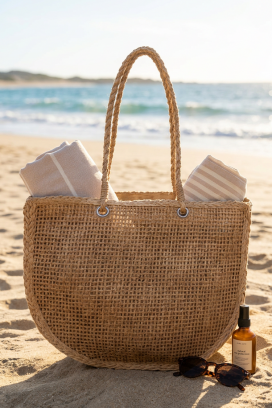 Torba plażowa VLONDILZA BEIGE