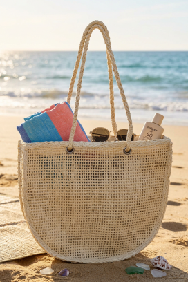 Torba plażowa VLONDILZA ECRU