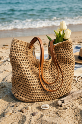 Torba plażowa DELVONDA BEIGE