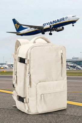Plecak kabinowy RAYANAIR ROLNEZA ECRU