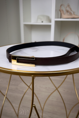 Pasek AVENORA BROWN