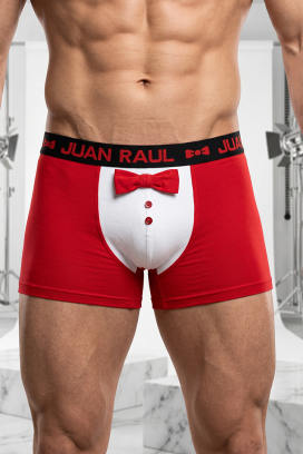 Wesołe męskie bokserki SORANO RED