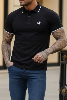 męska koszulka MORIFO BLACK